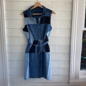 Tommy Hilfiger Jean patchwork dress size 10